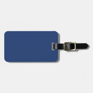 Elegant Fashionable Solid Colour Electric Blue Chi Luggage Tag