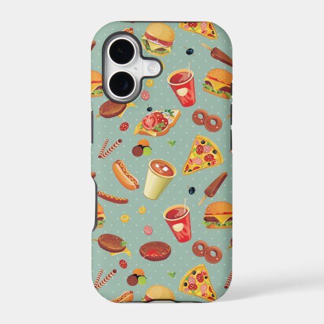 Elegant Fast Food Pattern (Back)