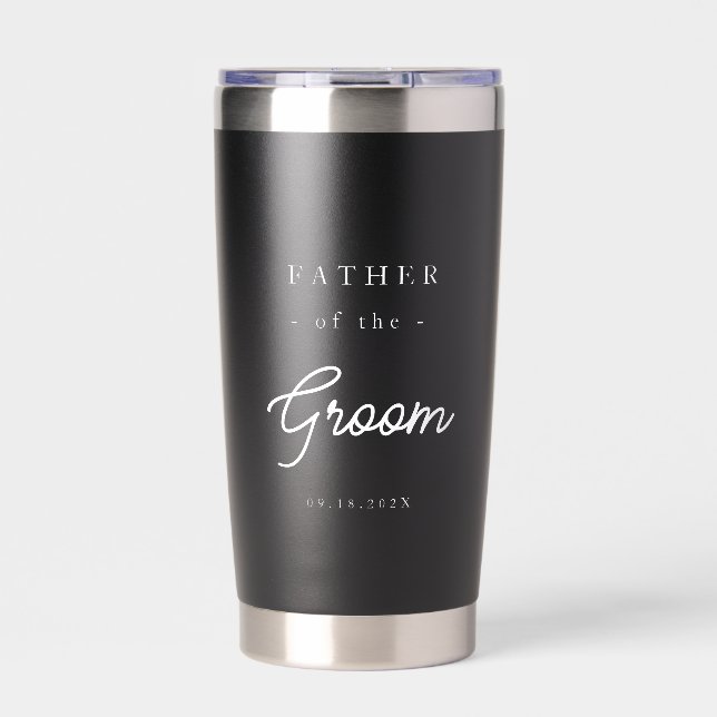 Elegant Father of the Groom Insulated Tumbler (Front)