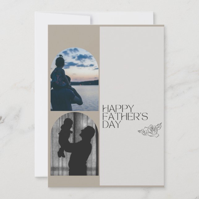 Elegant Father’s Day Card for Dad (Front)