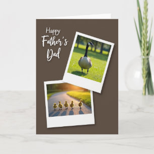 Elegant Fathers Day Bird Card