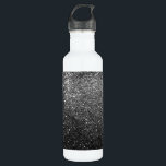 Elegant Faux Black Glitter 710 Ml Water Bottle<br><div class="desc">Elegant Faux Black Glitter</div>
