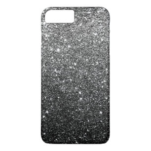 Elegant Faux Black Glitter Luxury Case-Mate iPhone Case