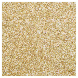 Elegant Faux Gold Glitter Fabric