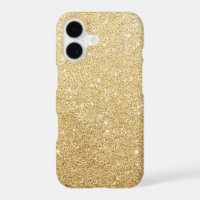 Elegant Faux Gold Glitter Luxury