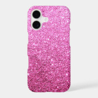 Elegant Faux Pink Glitter Luxury