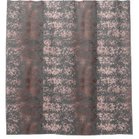 elegant faux rose gold and grey brushstrokes