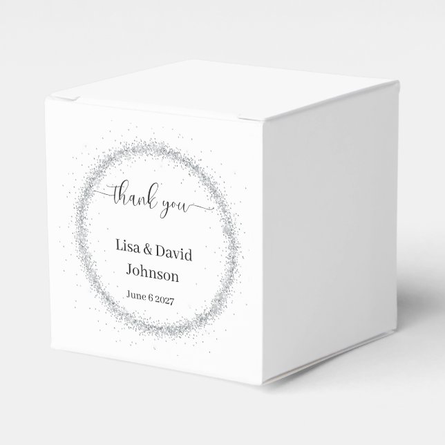Elegant Favour Gift Box (Front Side)