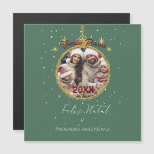 Elegant Feliz Natal e Próspero Ano Portuguese 