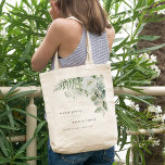 Elegant Fern Eucalyptus Greenery Foliage Wedding Tote Bag<br><div class="desc">If you need any further customisation please feel free to message me on yellowfebstudio@gmail.com.</div>