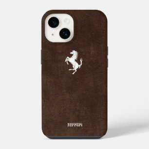 Elegant Ferrari Leather iPhone 14 Case
