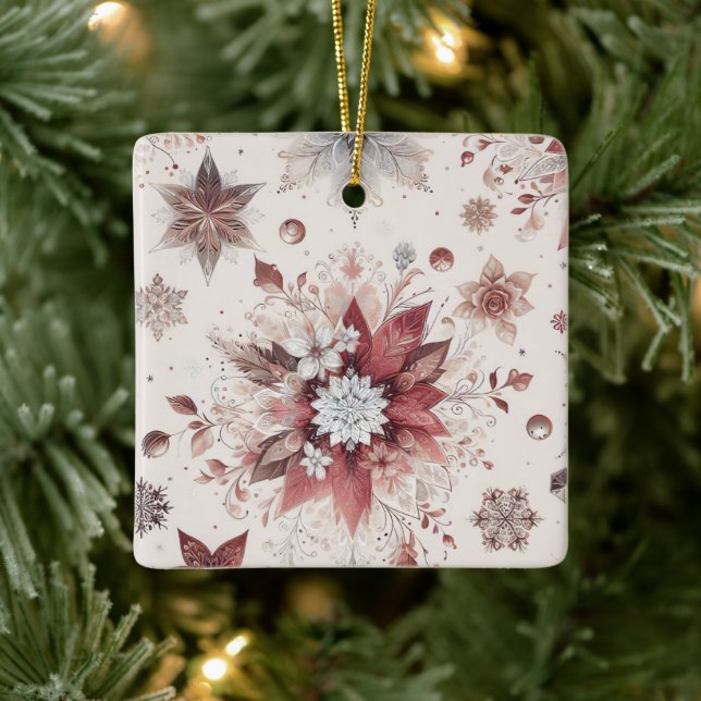 Elegant & Festive Ceramic Ornament (Tree)