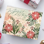 Elegant Festive Christmas Poinsettia Holiday Calendar<br><div class="desc">📆 Stay organised and inspired throughout the year with my orginal designed calendars. Each month features a captivating design that brings the beauty of the season to every day. _____________________________ ***this design is part of a christmas holiday collection*** Step into a world of timeless holiday charm with my "Festive Flora:...</div>