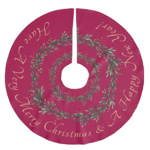 Elegant Festive Christmas Tree Skirt