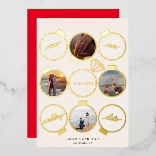 Elegant Festive Ornaments Holiday Save the Date