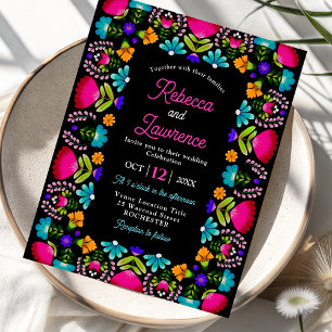 Elegant fiesta wedding Invitations