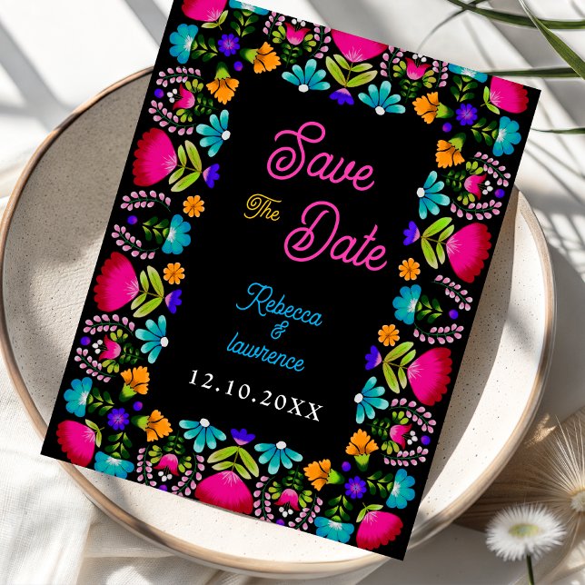 Elegant fiesta wedding save the date (Creator Uploaded)
