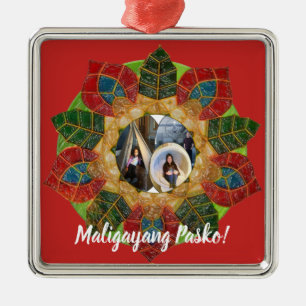 Elegant Filipino Parol Style, FilAm, Philippines Metal Tree Decoration