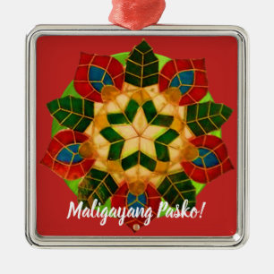 Elegant Filipino Parol Style, FilAm, Philippines Metal Tree Decoration