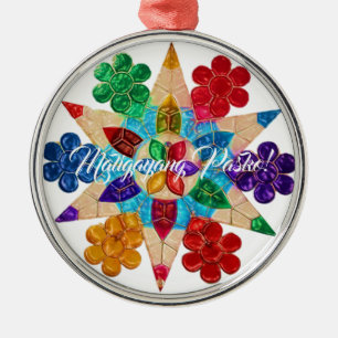 Elegant Filipino Parol Style, FilAm, Philippines Metal Tree Decoration