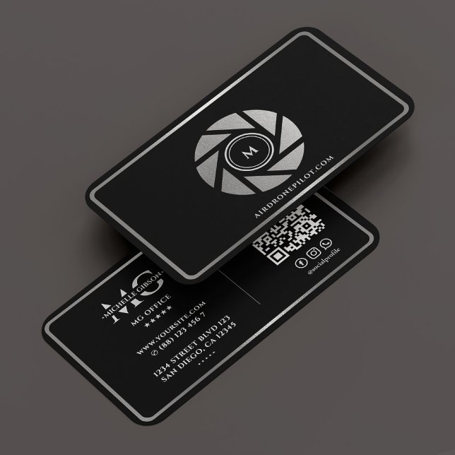 Elegant Film Producer Black Silver Lens Frame Business Card (Elegant Film Producer Black Silver Lens Frame Business Card
☆★
☆★
☆★
☆★
☆★
(35654)
 | 
)