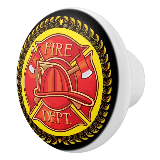 Elegant Fire Department Drawer Knobs - SRF (Right)