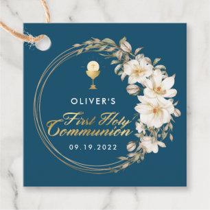 Elegant First Holy Communion Favour Tags