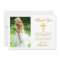 Elegant First Holy Communion Photo Gold