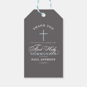 Elegant First Holy Communion Thank You Favour Gift Tags