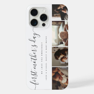 Elegant First Mother's Day Custom Photo Collage iPhone 15 Pro Max Case
