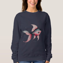 Elegant Fish Design – Women’s Sweatshirt