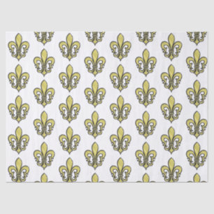 Elegant Fleur de Lis Design Tissue Paper
