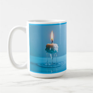 Elegant Floating Candle Coffee Mug