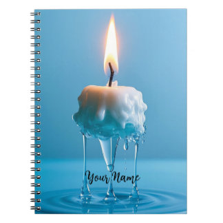 Elegant Floating Candle Notebook