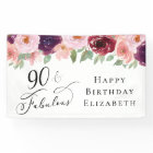 Elegant Floral 90th Birthday Party