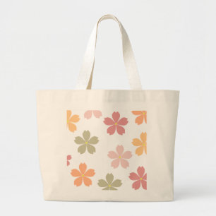 Elegant Floral Aesthetic Jumbo Tote