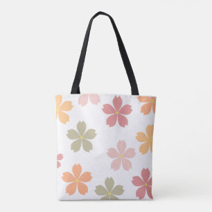 Elegant Floral Aesthetic Jumbo Tote  Bag