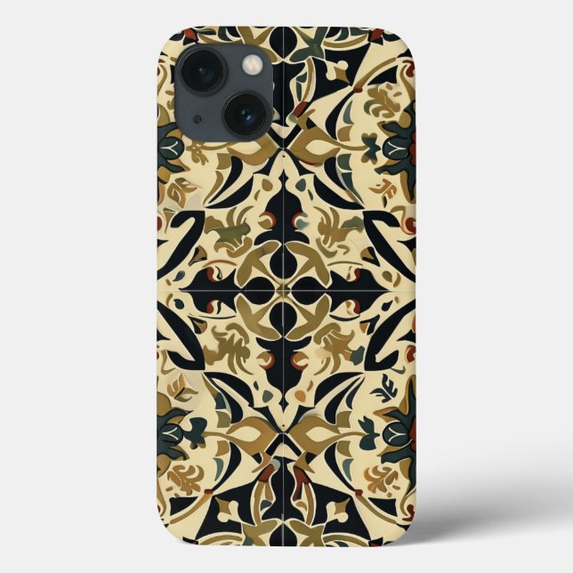 Elegant Floral Arabesque Case-Mate iPhone Case (Back)
