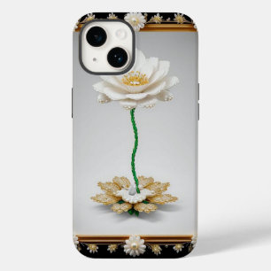 Elegant Floral Artwork with Luxurious Gold Accents Case-Mate iPhone 14 Case