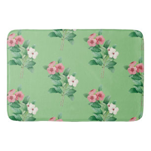 Elegant Floral Bath Mat