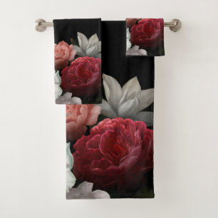 Elegant Floral   Bath Towel Set