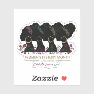 Elegant Floral Black Women's History Month 2026