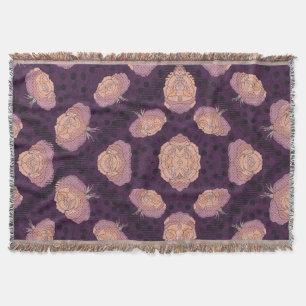 Elegant Floral Blanket – Cozy Botanical Throw