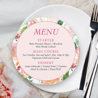 Elegant Floral Blush Pink Gold Flowery