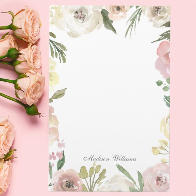 Elegant Floral Blush Pink Peony Custom Wedding Stationery (Creator Uploaded)