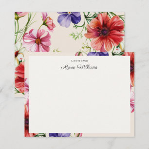 Elegant Floral Border Card