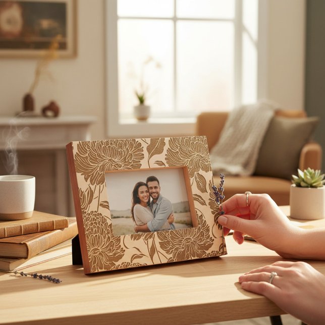 Elegant Floral Botanical Flower Pattern Etched Frames (Creator Uploaded)