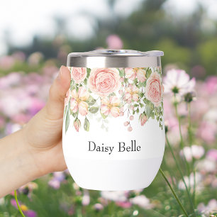 Elegant Floral Botanical Rose Pink Wedding