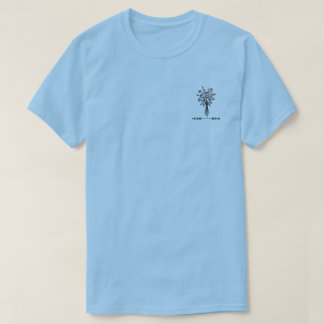 Elegant Floral Bouquet Line Art T-Shirt