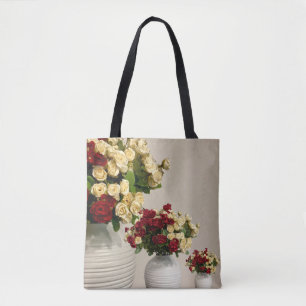 Elegant Floral Bouquet Tote Bag